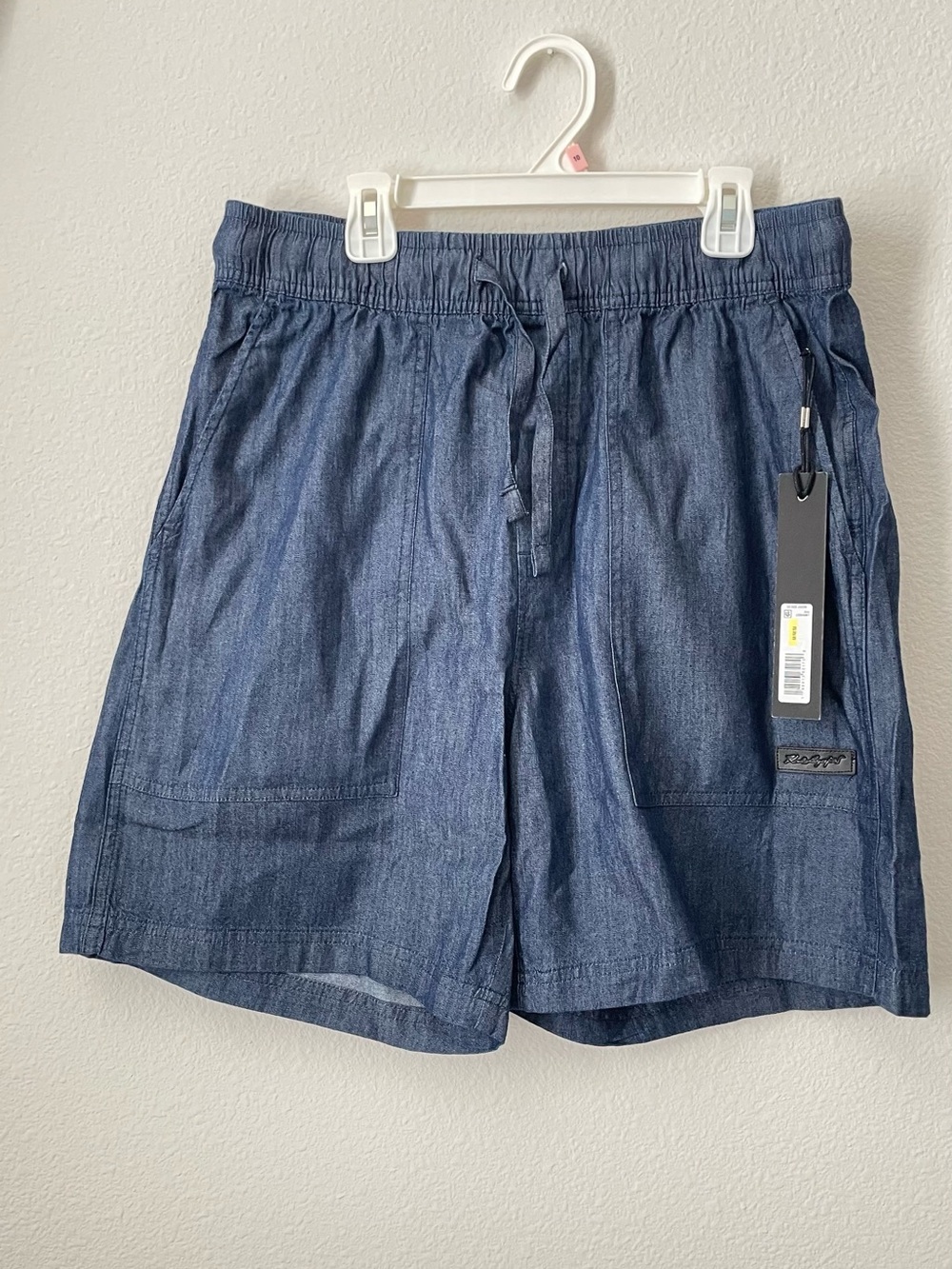 Karl Lagerfeld Men's Dark Blue Denim Shorts